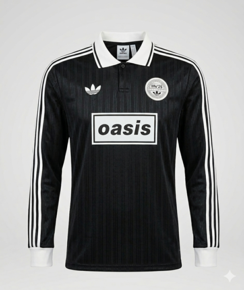 Adidas x Oasis negra - manga larga -