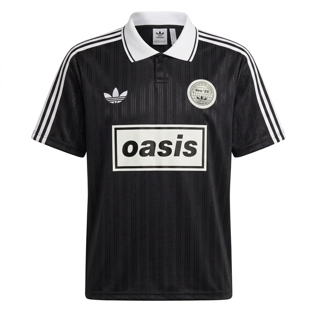 Oasis Negra Manga Corta