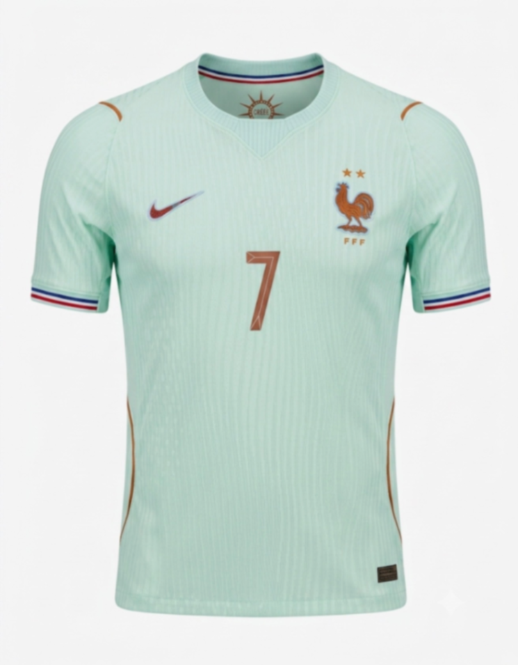 Camiseta Francia Suplente